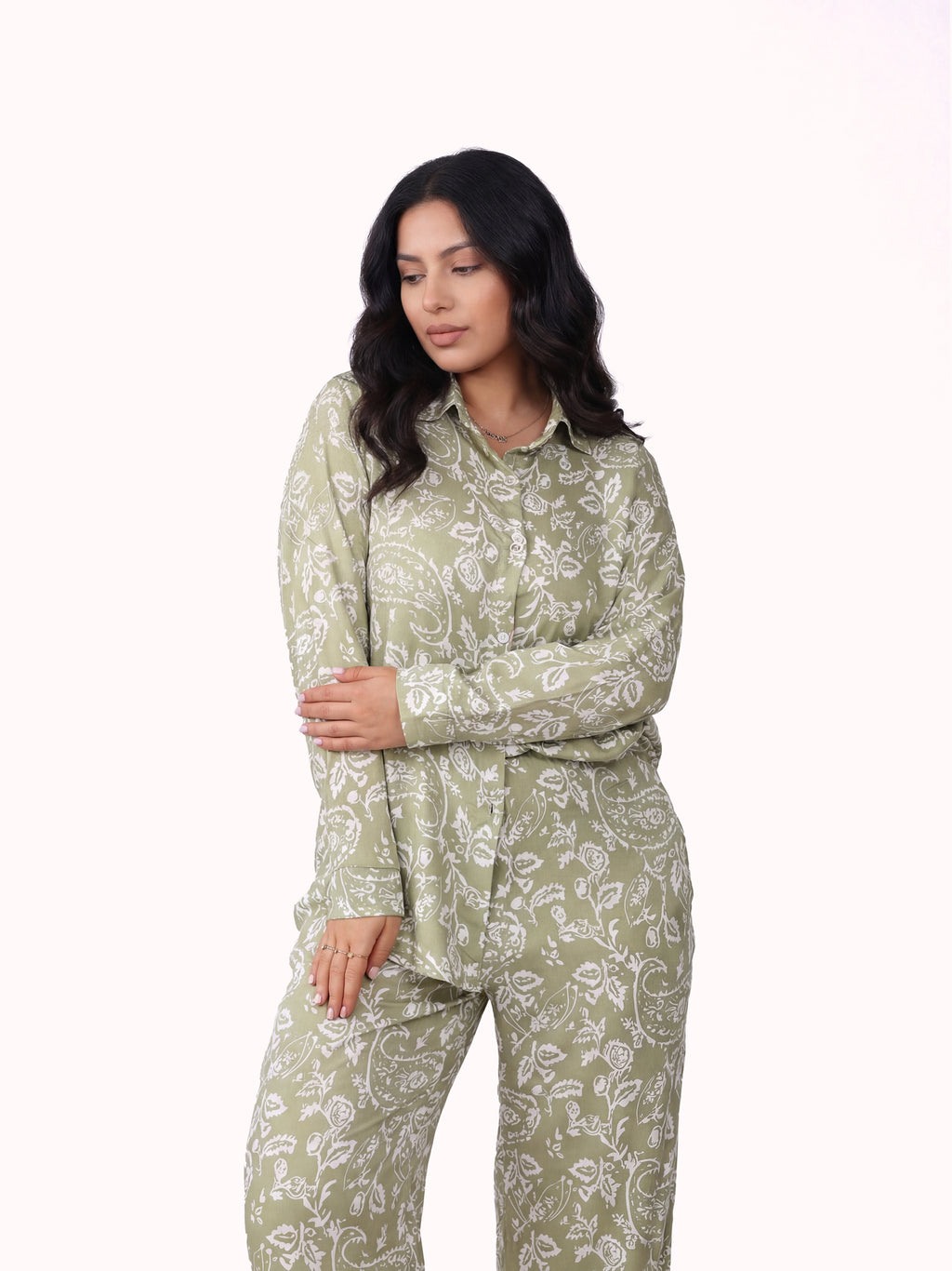 2 Piece Set Long Sleeve & Pants – Paisley