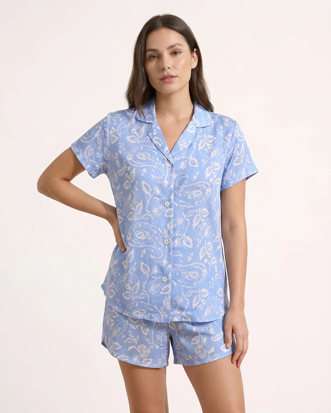 2 Piece Set Short Sleeve & Short – Paisley
