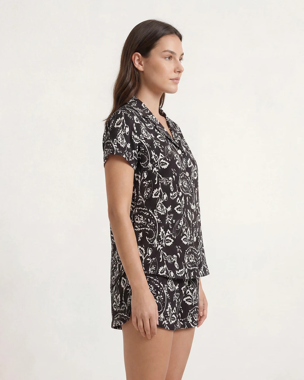 2 Piece Set Short Sleeve & Short – Paisley